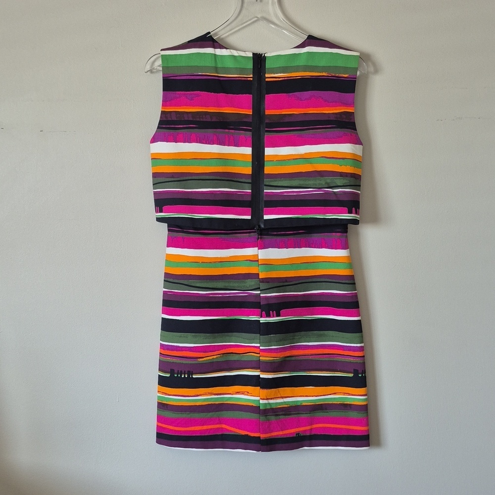 Kate Spade Saturday Sunset Striped Sleeveless Shift Dress, Size 4, Multi-Colored - Picture 3 of 8